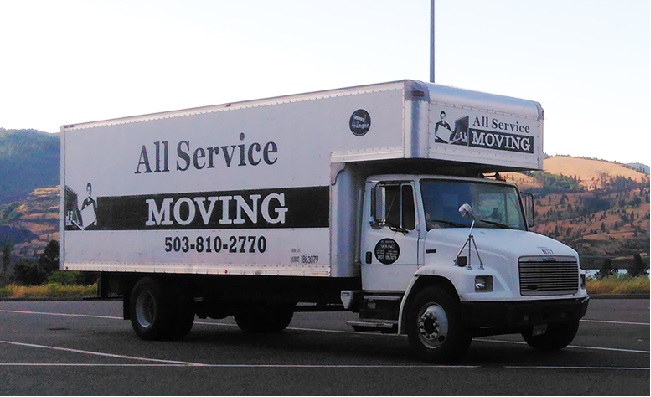 "All Service Moving" Truck