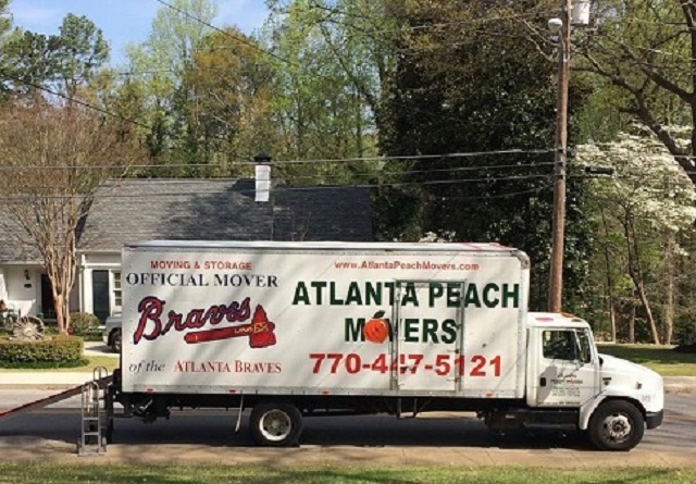 "Atlanta Peach Movers" Truck
