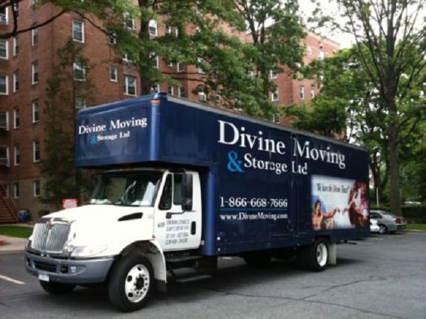 "Divine Moving Company" Truck