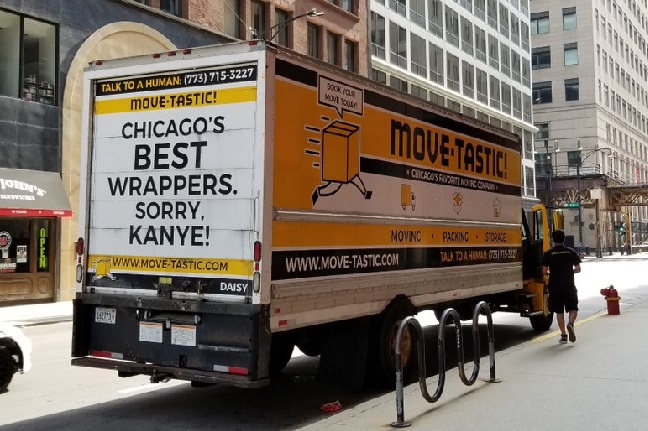 "Move tastic!" Truck