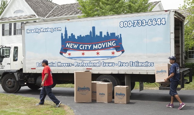 "New City Moving" Truck