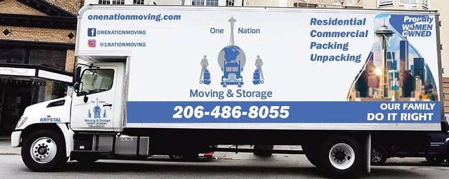 "One Nation Moving & Storage" Truck