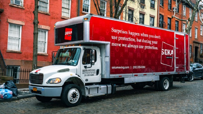"SEKA Moving - NYC Moving Company" Truck
