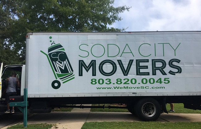 "Soda City Movers" Truck