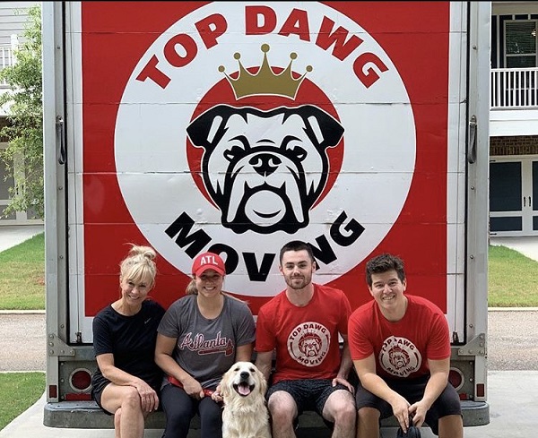 "Top Dawg Movers" Truck