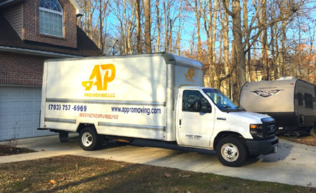 "AP Pro Moving LLC" Truck
