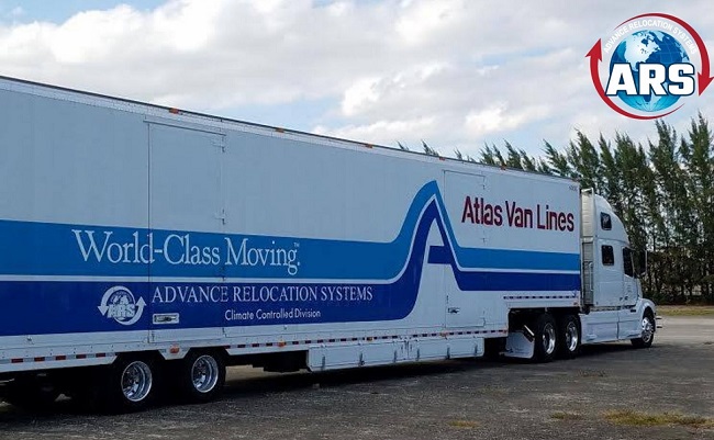 "Advance Relocation Systems" Truck