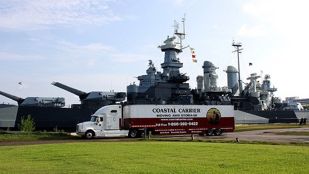 "Coastal Carrier Moving & Storage Company" Truck