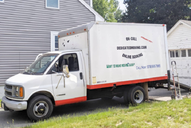 "Dedicated Moving" Truck