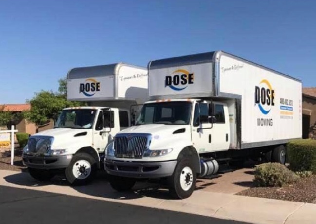 "Dose Moving And Storage" Truck
