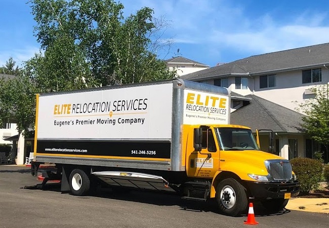 "Elite Relocation Services" Truck