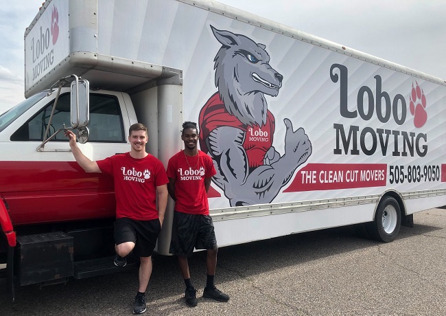 "Lobo Moving" Truck