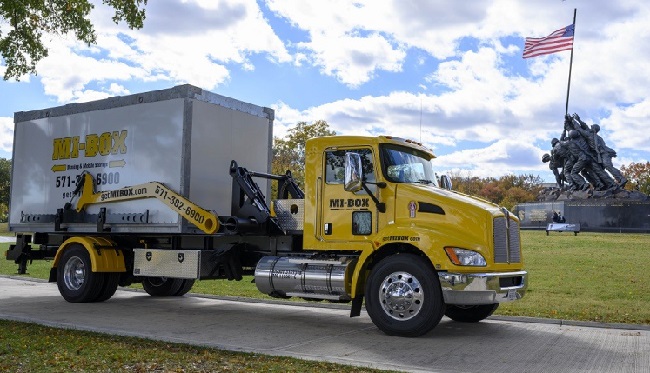 "MI-BOX Moving & Mobile Storage of Central New Hampshire" Truck