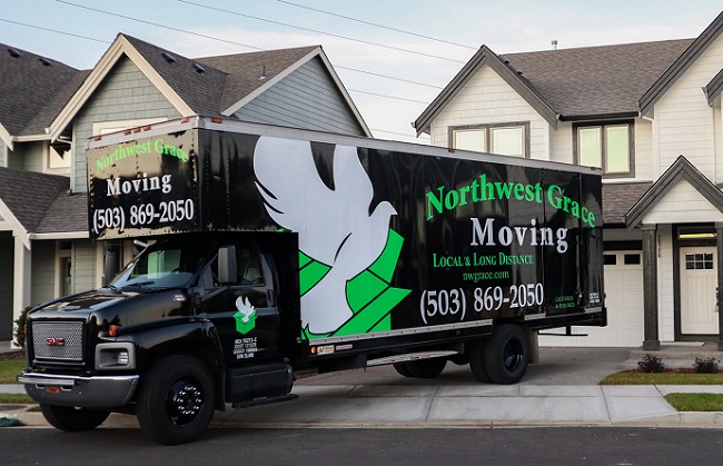 "Northwest Grace Moving" Truck