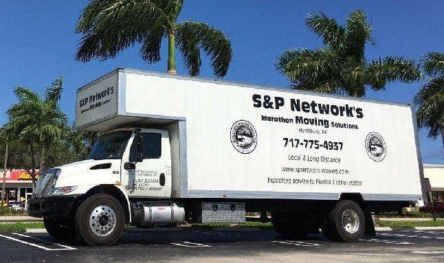 "S&P Network's Marathon Moving Solutions" Truck