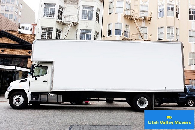 "Utah Valley Movers" Truck