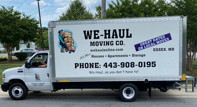 "We-Haul Moving co." Truck