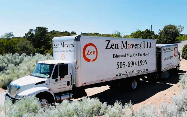 "Zen Movers LLC" Truck