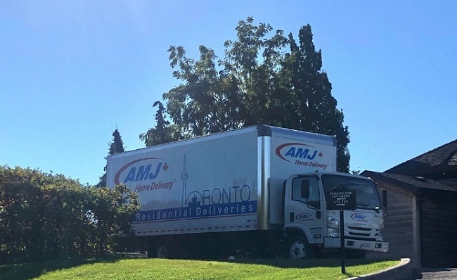 "AMJ Campbell - St. John's Movers" Truck