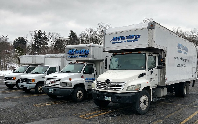 "Affinity Packing & Moving Specialists LLC" Truck