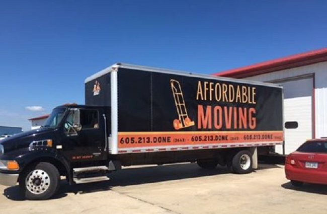 "Affordable Moving" Truck