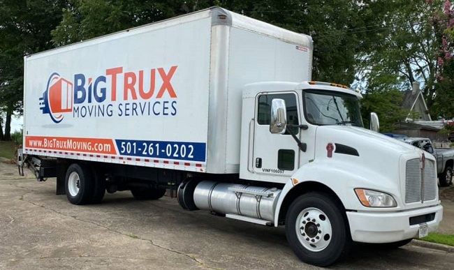 "BigTrux Moving Services" Truck