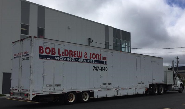 "Bob LeDrew & Sons Inc Moving Services" Truck