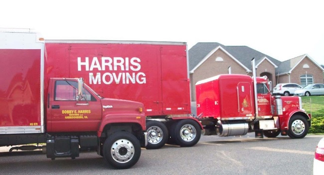 "Bobby E. Harris Moving" Truck