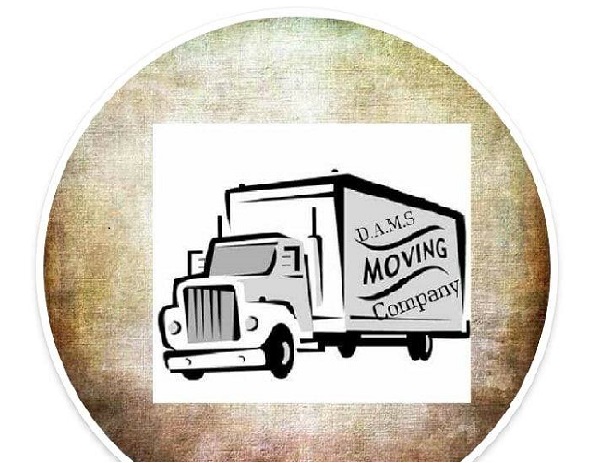 "DAMS Moving" Logo
