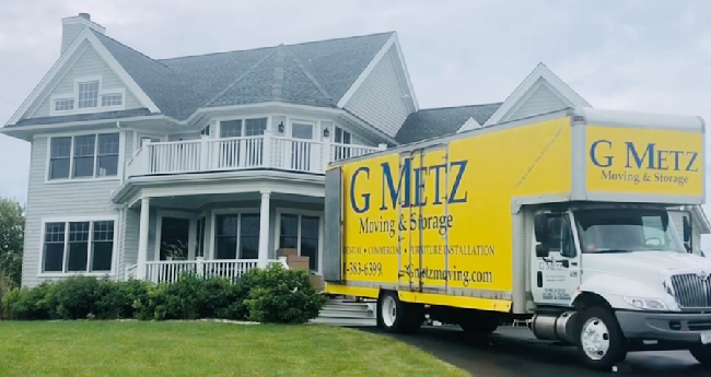 "G Metz Moving Inc" Truck
