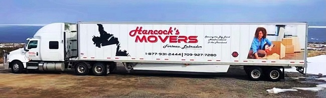 "Hancocks Movers" Truck