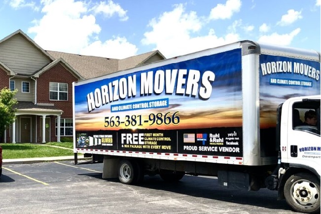 "Horizon Movers and Climate Control Storage" Truck