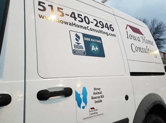 "Iowa Home Consulting" Truck
