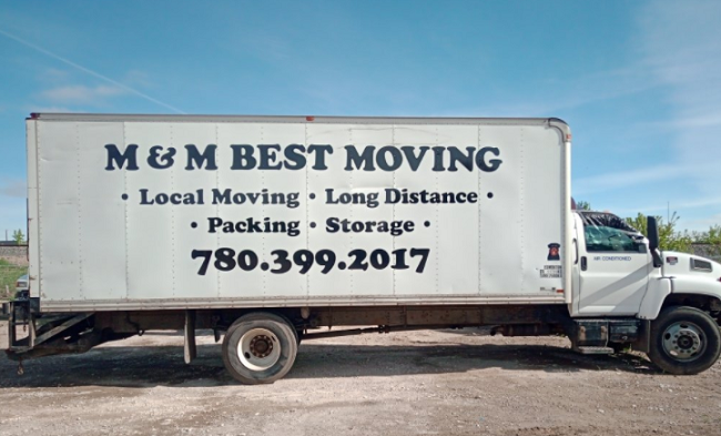 "M&M Best Moving" Truck