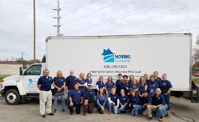"Moving Forward Senior Move Managers" Truck