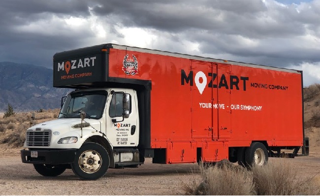 "Mozart Moving Company" Truck