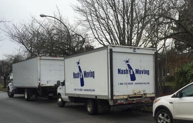 "Nash Moving LTD." Truck