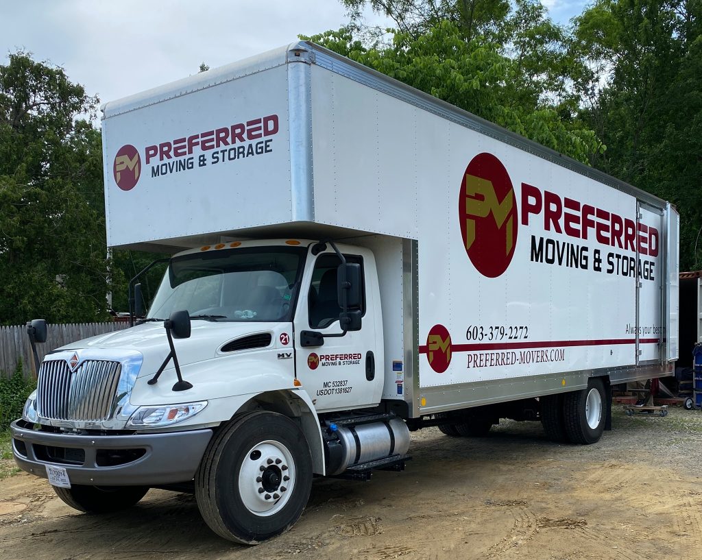 "Preferred Movers NH" Truck