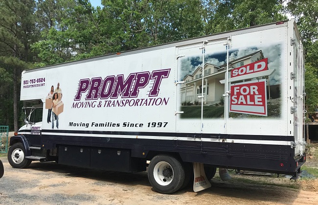 "Prompt Moving and Transportation LLC" Truck