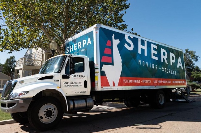 "Sherpa Moving and Storage" Truck