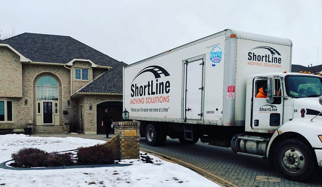 "ShortLine Moving Solutions" Truck