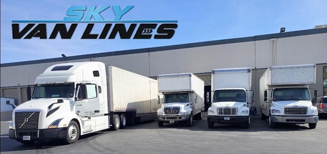 "Sky Van Lines" Truck