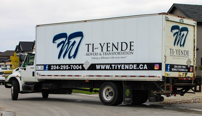 "Ti-Yende Movers" Truck