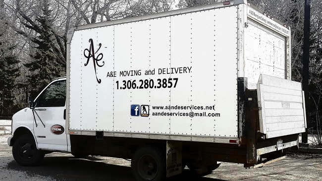 "A&E Moving" Truck