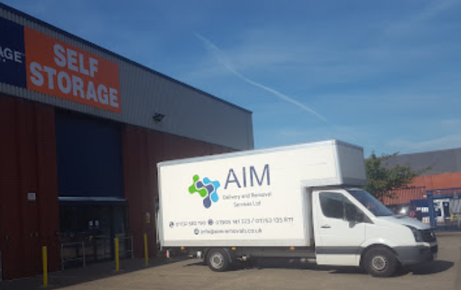 "Aim Delivery and Removals Ltd" Truck