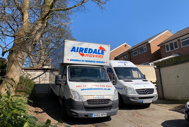 "Airedale Movers" Truck