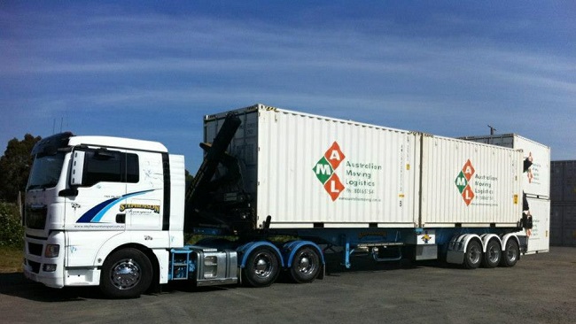 "Australian Moving Logistics" Truck