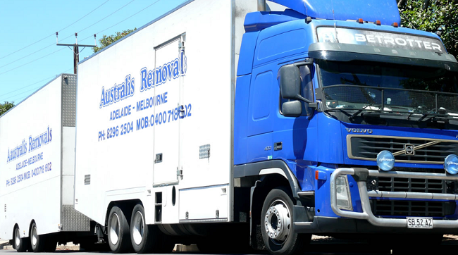"Australis Removals" Truck