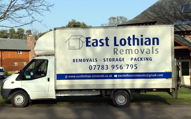 "East Lothian Removals" Truck