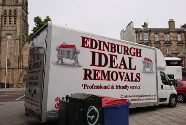 "Edinburgh Ideal Removals" Truck